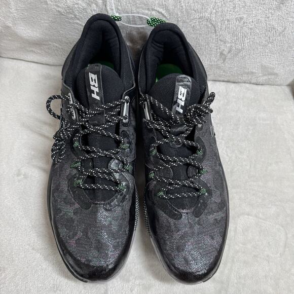 Under Armour Baseball Cleats Mens 13 Black Harper 8 ST Metal Hybrid 3026588-001 - Picture 2 of 9